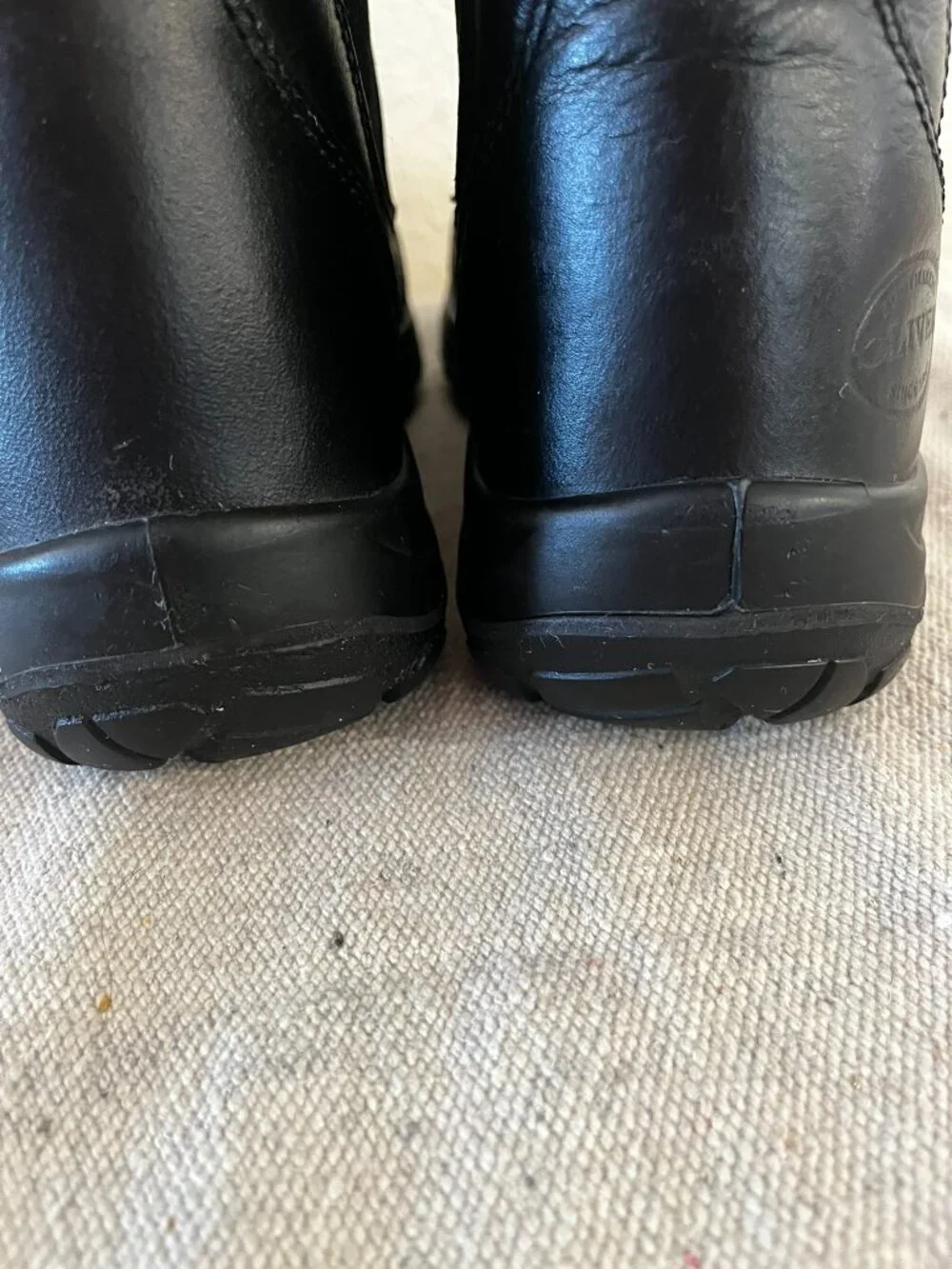Oliver Men's Black Steel Toe Elastic Sided Work Boots Sz 8 1/2